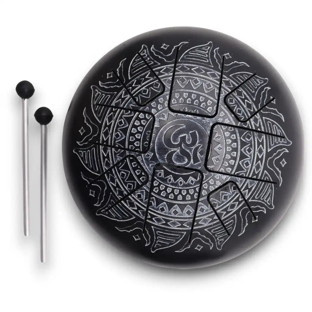 Ancient Wisdom Happy Drums - Steel Tongue Indian Hapi Drums Arts & Entertainment > Hobbies & Creative Arts > Musical Instruments > Percussion > Drums > Hapi Drums emmy-jane-boutique.myshopify.com