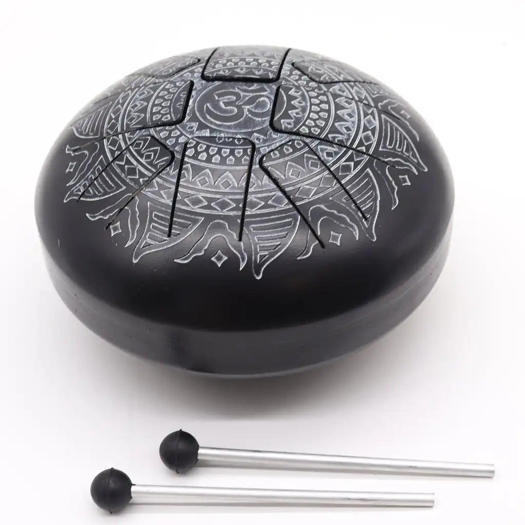 Ancient Wisdom Happy Drums - Steel Tongue Indian Hapi Drums Arts & Entertainment > Hobbies & Creative Arts > Musical Instruments > Percussion > Drums > Hapi Drums emmy-jane-boutique.myshopify.com