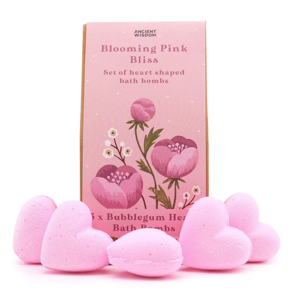 Emmy Jane - Bath Bombs Gift Sets- Heart Bathbombs - Romantic Gift Sets. Looking for a romantic gesture? A Valentine's Day gift, a self-care treat, a unique birthday present, or a Mother's Day gift. This range includes 4 different scents: French Lavender, Passion Fruit, Ylang & Rose, and Bubblegum. Our heart-shaped bath bombs are designed to drop some fizz and love into your bathtub.