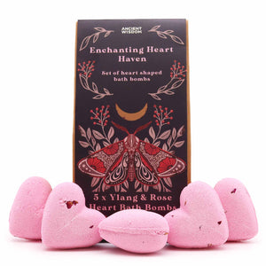 Emmy Jane - Bath Bombs Gift Sets- Heart Bathbombs - Romantic Gift Sets. Looking for a romantic gesture? A Valentine's Day gift, a self-care treat, a unique birthday present, or a Mother's Day gift. This range includes 4 different scents: French Lavender, Passion Fruit, Ylang & Rose, and Bubblegum. Our heart-shaped bath bombs are designed to drop some fizz and love into your bathtub.