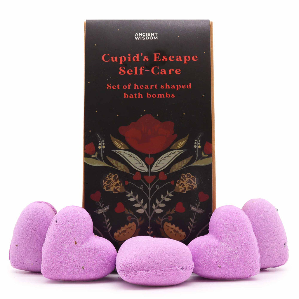 Emmy Jane - Bath Bombs Gift Sets- Heart Bathbombs - Romantic Gift Sets. Looking for a romantic gesture? A Valentine's Day gift, a self-care treat, a unique birthday present, or a Mother's Day gift. This range includes 4 different scents: French Lavender, Passion Fruit, Ylang & Rose, and Bubblegum. Our heart-shaped bath bombs are designed to drop some fizz and love into your bathtub.