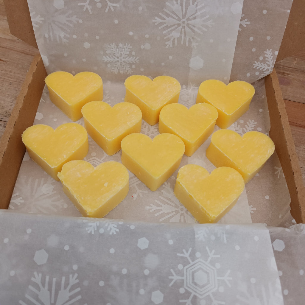 Emmy Jane Boutique Heart Shaped Scented Guest Soaps - Pack of 10 - SLS & Paraben Free - 8 Colour