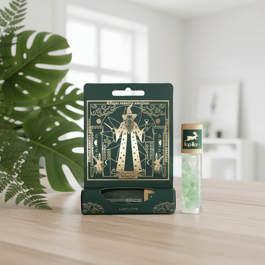 Essential Oil Gemstone Roll On - Hop Hare - Made in the UK