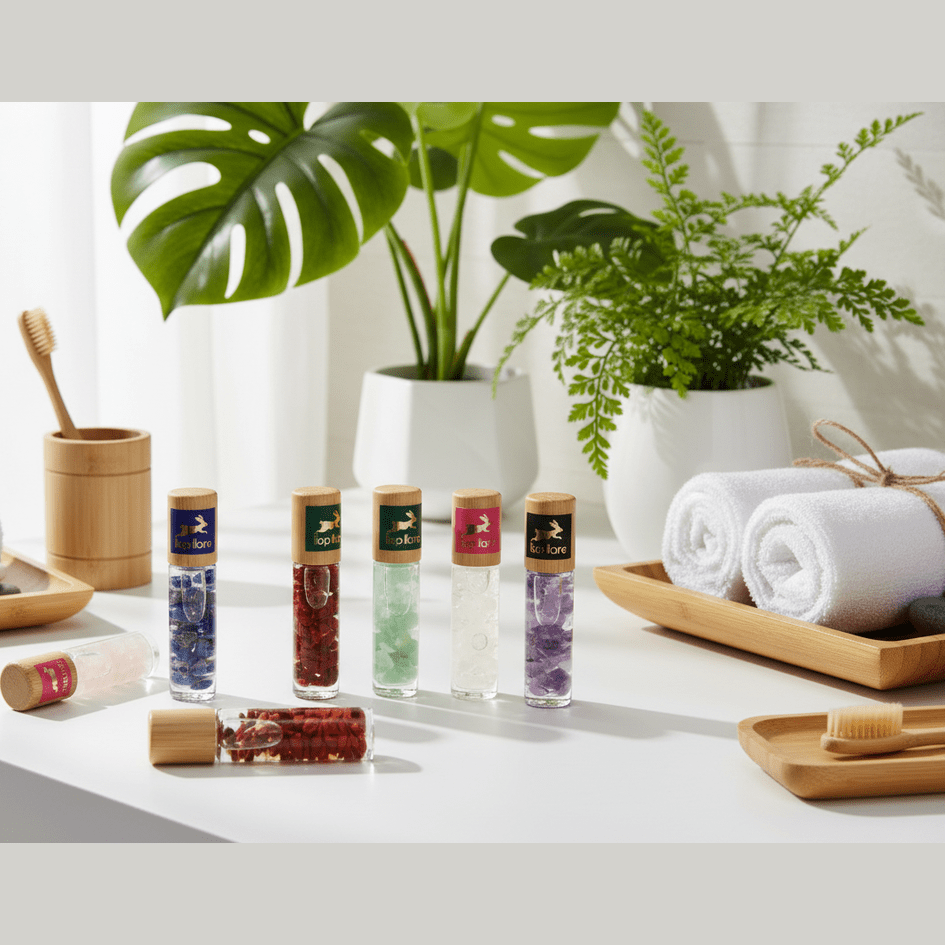 Essential Oil Gemstone Roll On - Hop Hare - Made in the UK