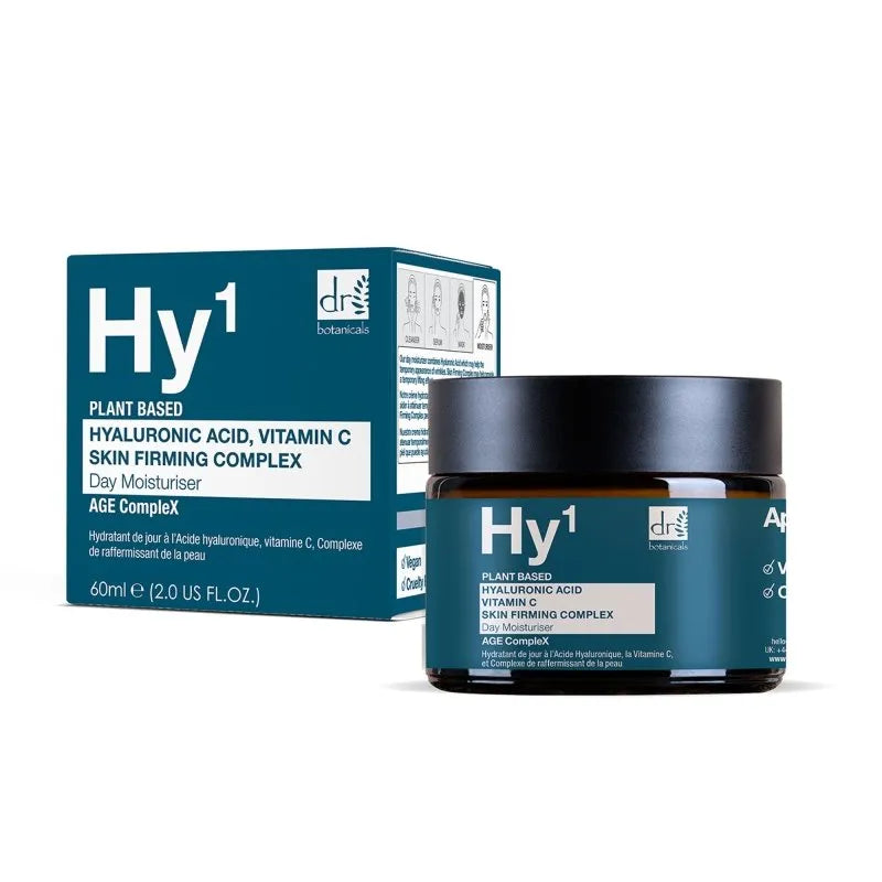 Dr Botanicals Hyaluronic Acid 1% & Vitamin C 1% & Skin Firming Complex 1% Day Moisturiser 60ml Moisturiser 