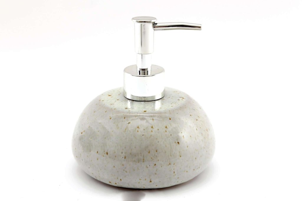 Taupe Ceramic Soap Dispenser-0