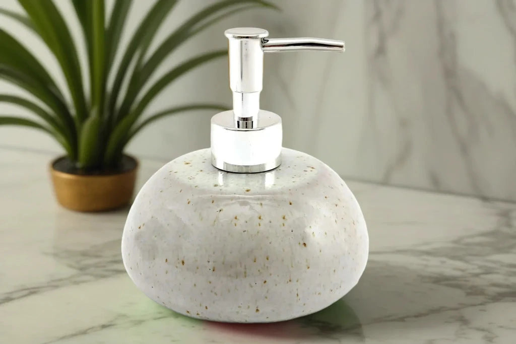 Taupe Ceramic Soap Dispenser-0