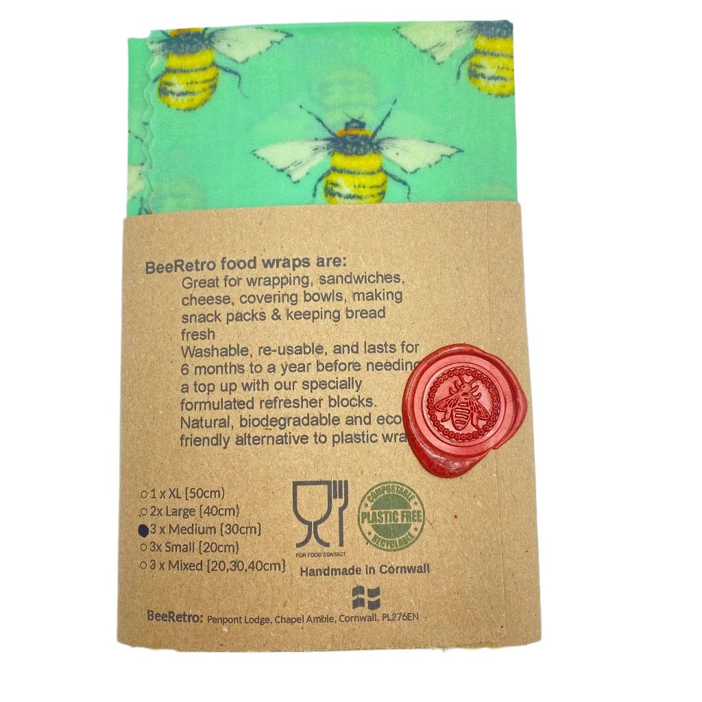 Blue Bee Eco Friendly Beeswax Food Wraps-12