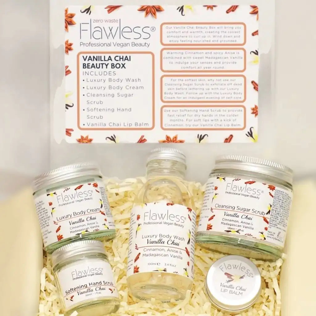 Flawless Beautiful Gift Boxes - Vanilla Chai Health & Beauty > Personal Care > Cosmetics > Bath & Body Gift Sets emmy-jane-boutique.myshopify.com