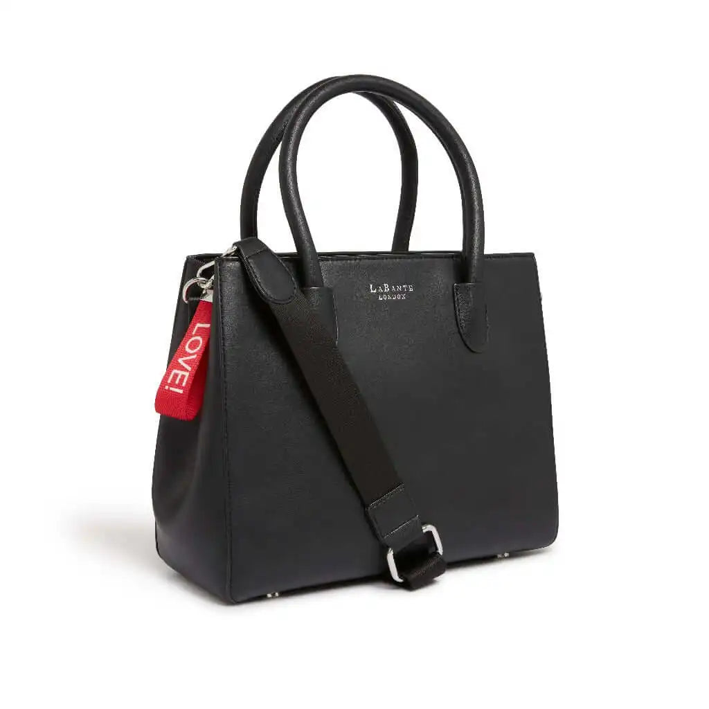 LaBante London Andes Vegan Tote Bag - Black - Made From Recycled Materials Apparel & Accessories > Handbags, Wallets & Cases > Handbags > Vegan Handbags emmy-jane-boutique.myshopify.com