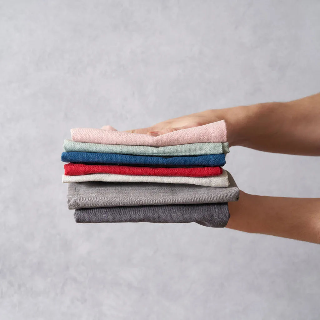Wild And Stone Organic Cotton Tea Towels - Herringbone Weave - Set of 2 Home & Garden > Linens & Bedding > Towels > Kitchen Towels > Cotton Tea Towels > Organic Cotton Tea Towels emmy-jane-boutique.myshopify.com