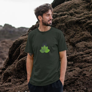 Dark Grey Mens Organic Cotton T-Shirt - EjB Eco Tee - Eco-Friendly UK Made