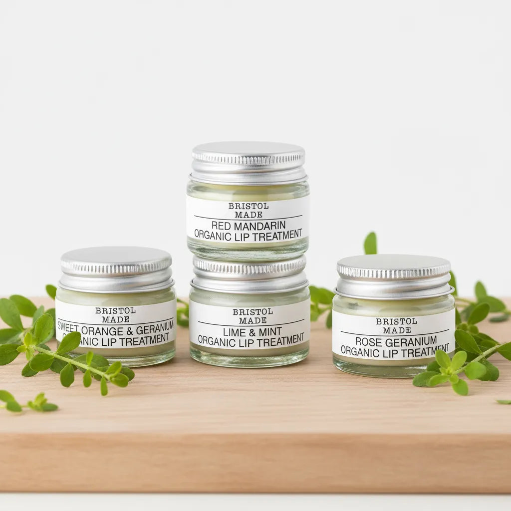 BRISTOLMADE Organic Lip Balm Gift Set - Handmade & Cruelty-Free Health & Beauty > Personal Care > Cosmetics > Skin Care > Lip Balms & Treatments > Eco Friendly Lip Balms > Vegan Lip Blams emmy-jane-boutique.myshopify.com