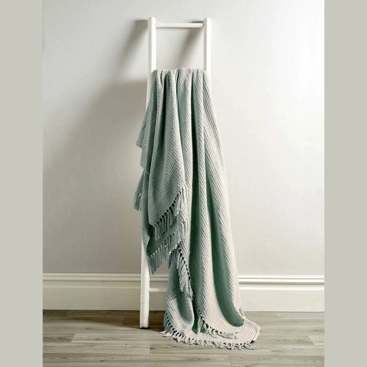OLIVIA ROCCO Pure Indian Cotton Handwoven Throw Honeycomb Blanket 10 Colours Throw emmy-jane-boutique.myshopify.com