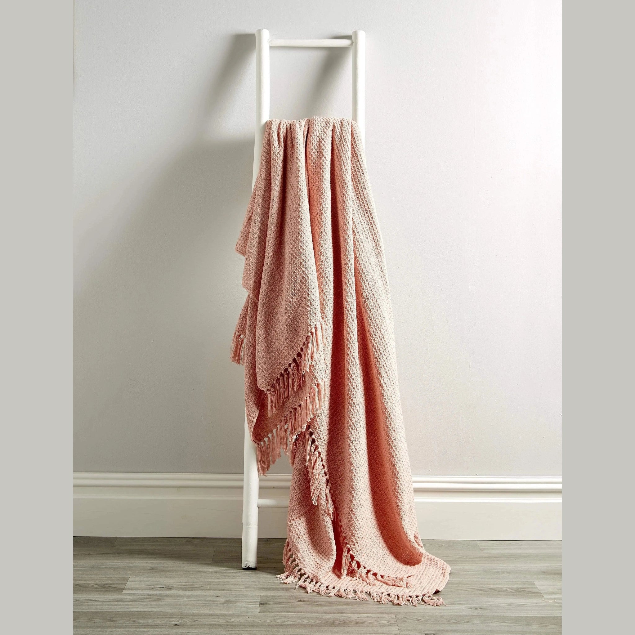 OLIVIA ROCCO Pure Indian Cotton Handwoven Throw Honeycomb Blanket 10 Colours Throw emmy-jane-boutique.myshopify.com