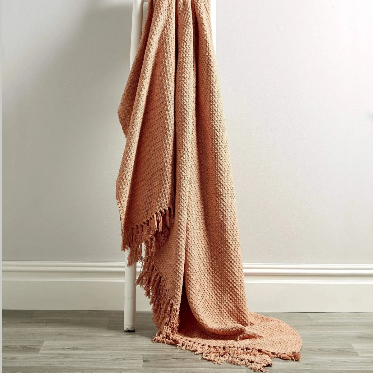 OLIVIA ROCCO Pure Indian Cotton Handwoven Throw Honeycomb Blanket 10 Colours Throw emmy-jane-boutique.myshopify.com