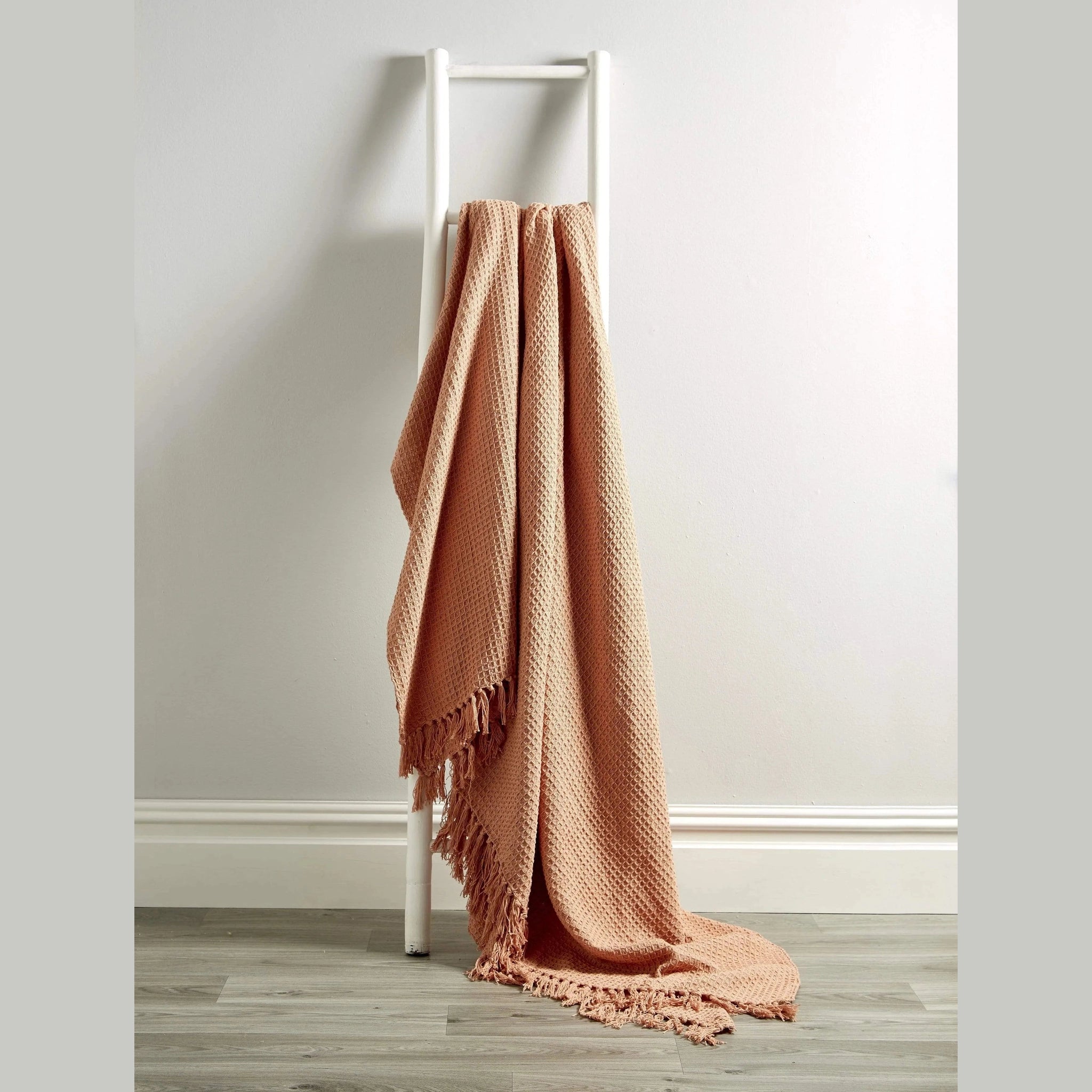 OLIVIA ROCCO Pure Indian Cotton Handwoven Throw Honeycomb Blanket 10 Colours Throw emmy-jane-boutique.myshopify.com