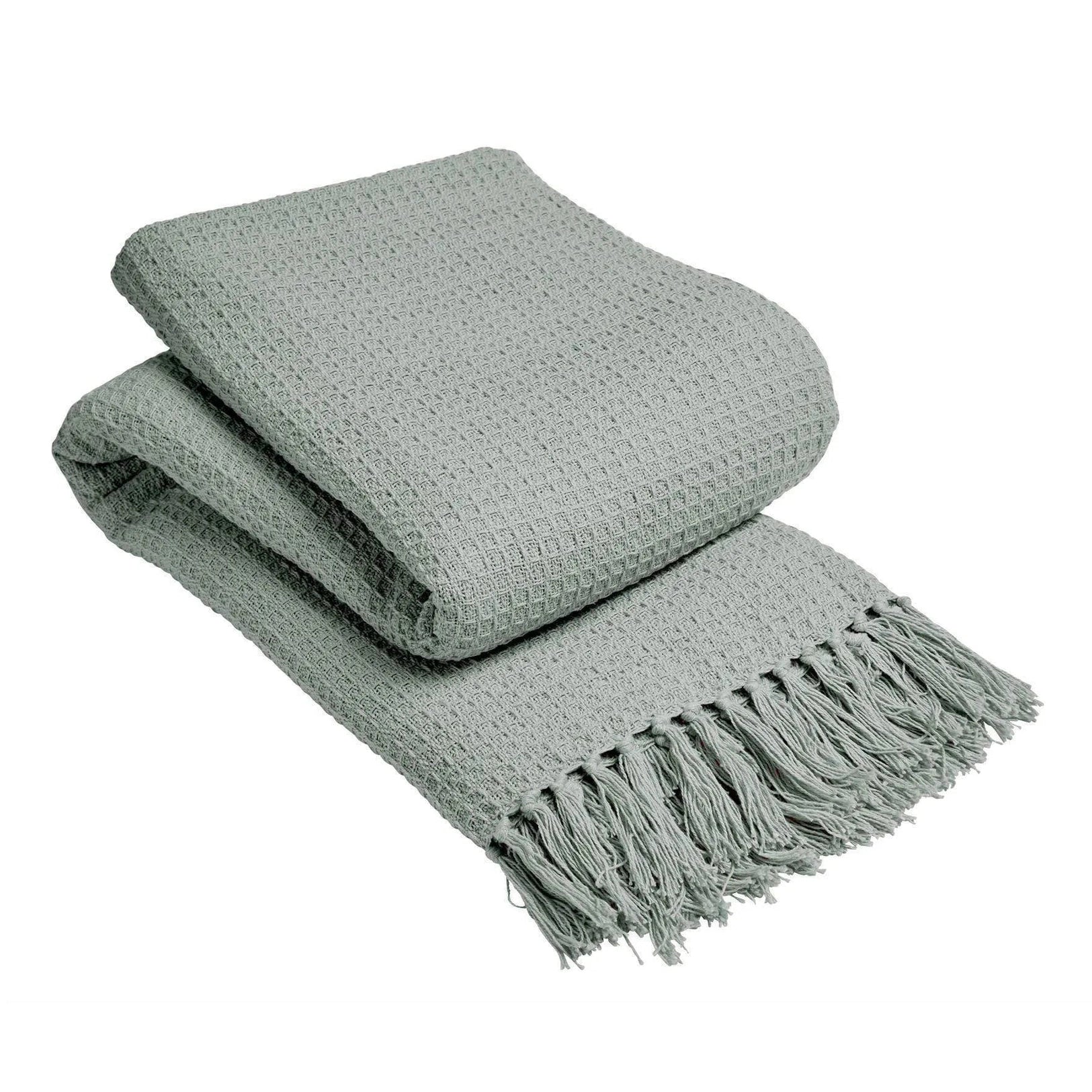 OLIVIA ROCCO Pure Indian Cotton Handwoven Throw Honeycomb Blanket 10 Colours Throw emmy-jane-boutique.myshopify.com