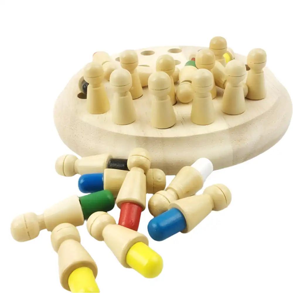 Emmy Jane Wooden Toys For 3+ Year Olds - Memory Match Stick Chess Toys & Games > Games > Board Games emmy-jane-boutique.myshopify.com