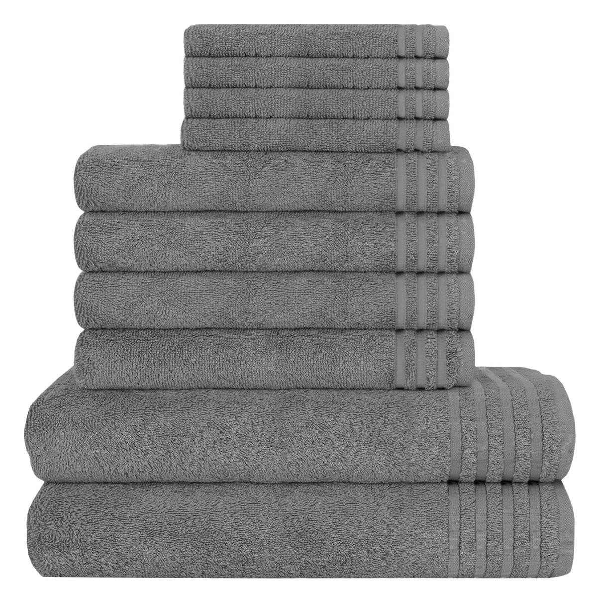 Luxury Egyptian Cotton Towel Set Grey