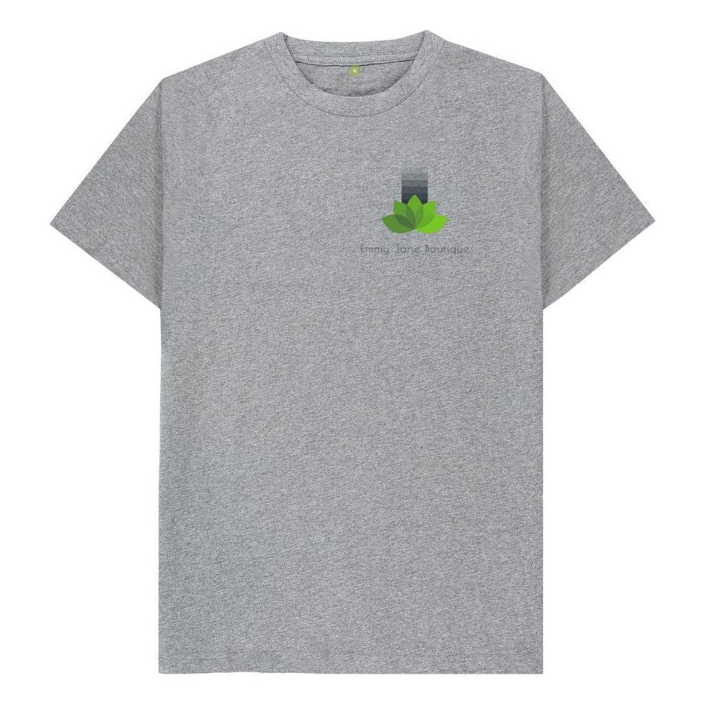 Emmy Jane Boutique EjB Logo - Mens Organic Cotton Eco Tee - Eco-Friendly UK Cotton T-Shirt
