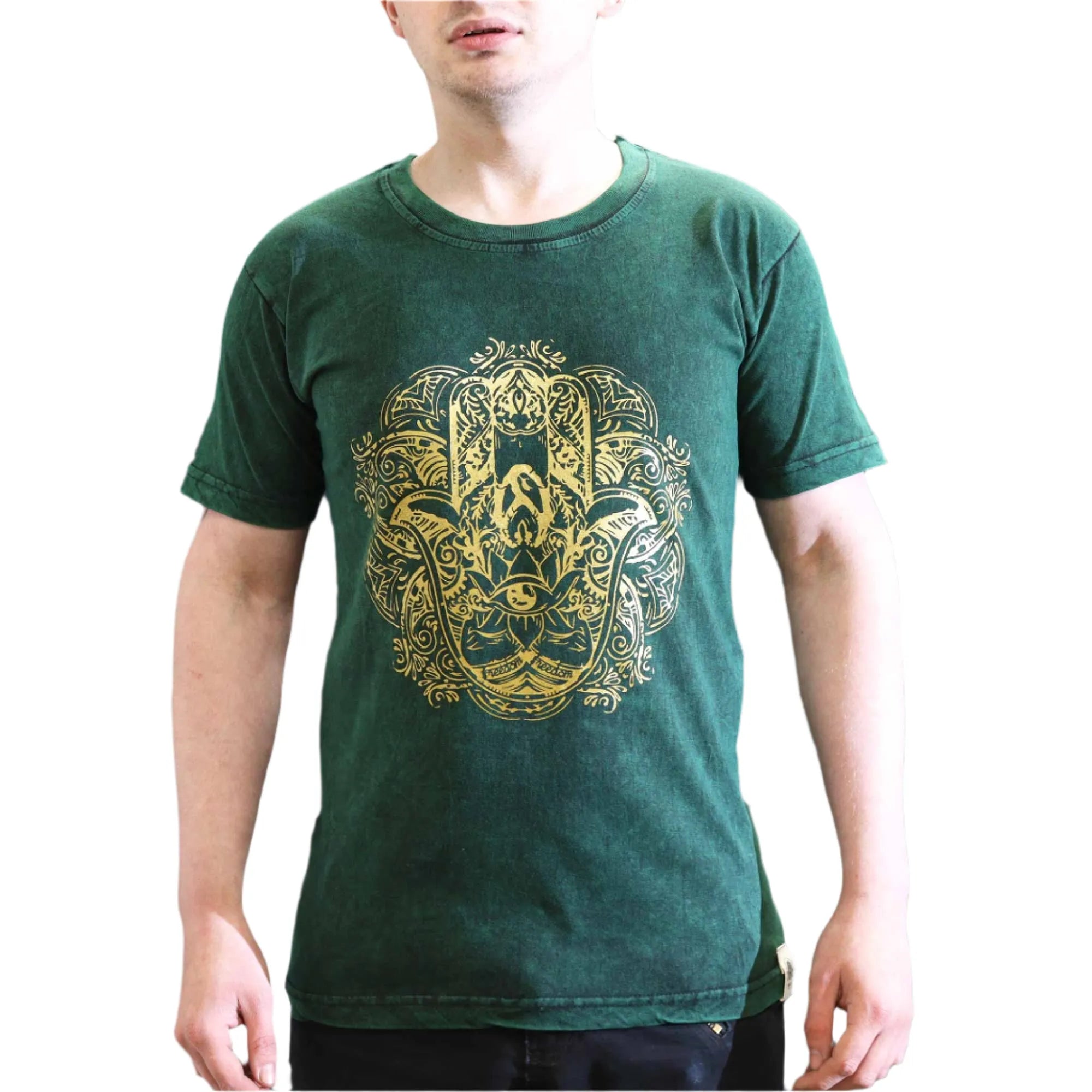 Nomad Sari Stonewashed Handmade Nomad Sari Tees Cotton T-Shirts Clothing & Accessories > Clothing > Shirts & Tops > Unisex Cotton T-Shirts > Stonewashed Cotton T-Shirts > Unisex T Shirts > Handmade T-Shirts > Nomad Sari Tees emmy-jane-boutique.myshopify.com