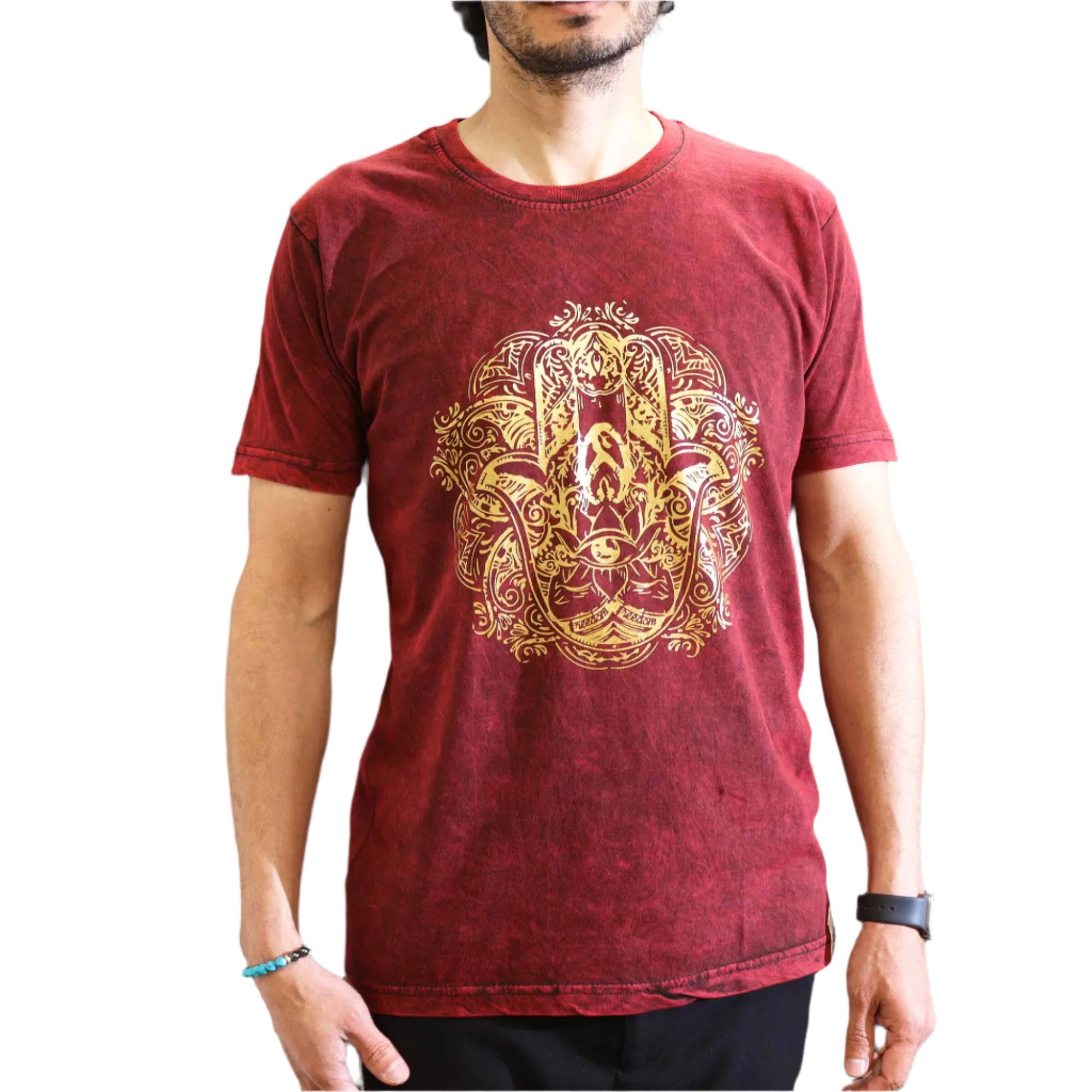 Nomad Sari Stonewashed Handmade Nomad Sari Tees Cotton T-Shirts Clothing & Accessories > Clothing > Shirts & Tops > Unisex Cotton T-Shirts > Stonewashed Cotton T-Shirts > Unisex T Shirts > Handmade T-Shirts > Nomad Sari Tees emmy-jane-boutique.myshopify.com