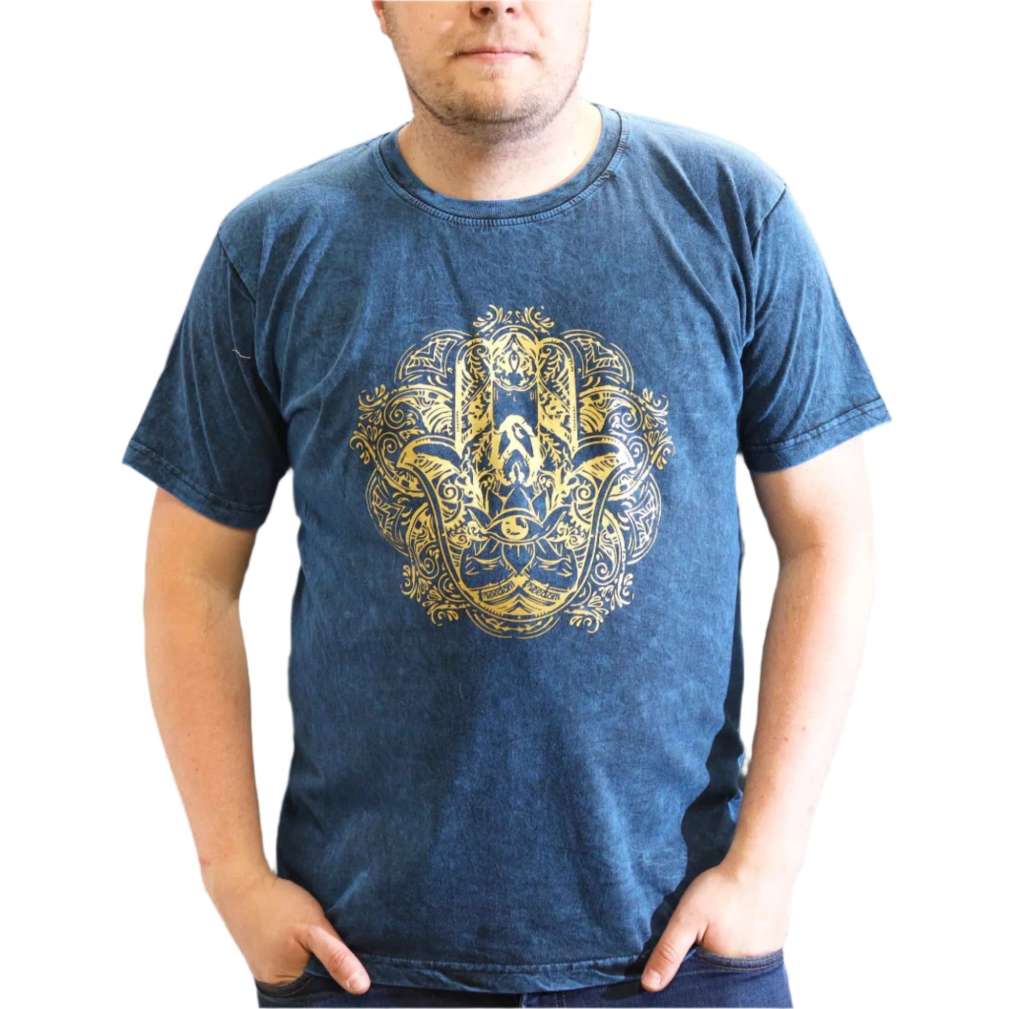 Nomad Sari Stonewashed Handmade Nomad Sari Tees Cotton T-Shirts Clothing & Accessories > Clothing > Shirts & Tops > Unisex Cotton T-Shirts > Stonewashed Cotton T-Shirts > Unisex T Shirts > Handmade T-Shirts > Nomad Sari Tees emmy-jane-boutique.myshopify.com