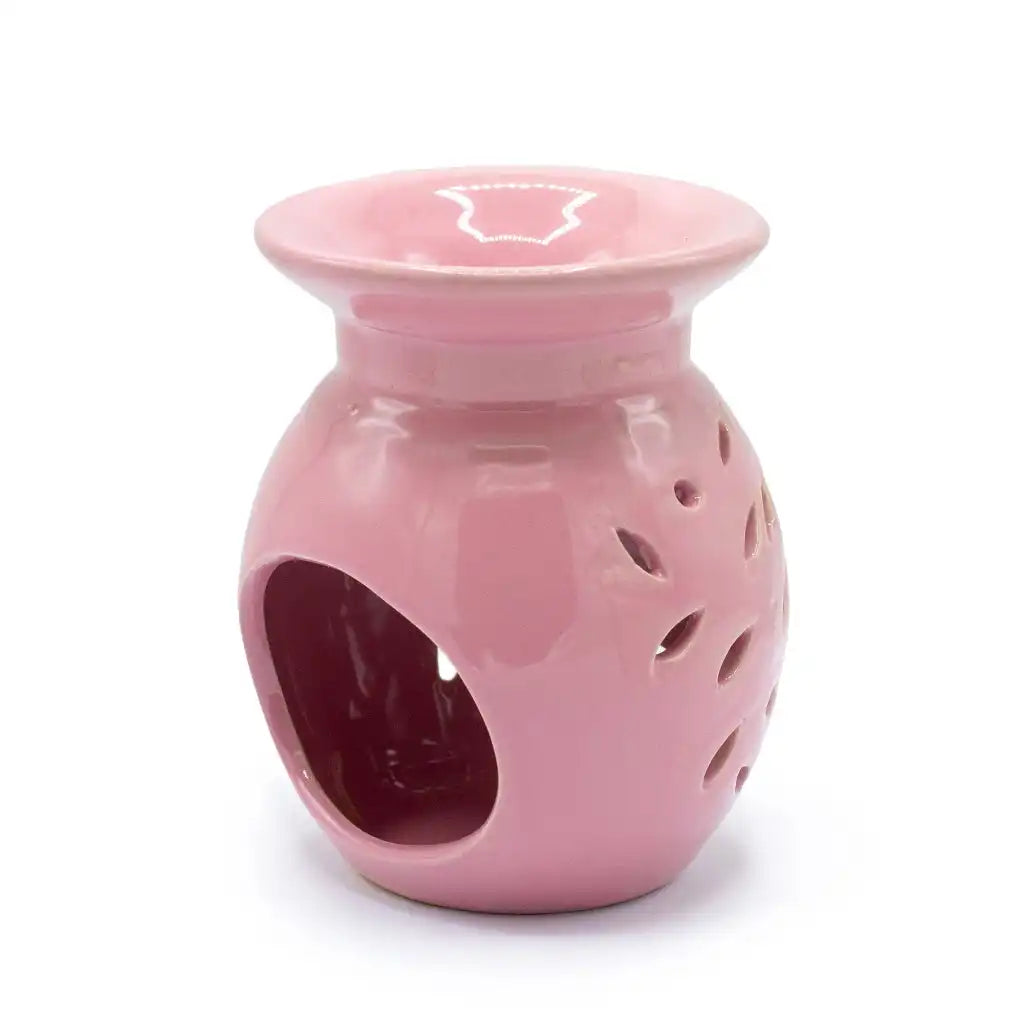 Emmy Jane Classic Ceramic Oil Burners - Floral Design - Choice of 5 Colours Home & Garden > Decor > Home Fragrance Accessories > Aroma Diffusers > Ceramic Oil Burners emmy-jane-boutique.myshopify.com