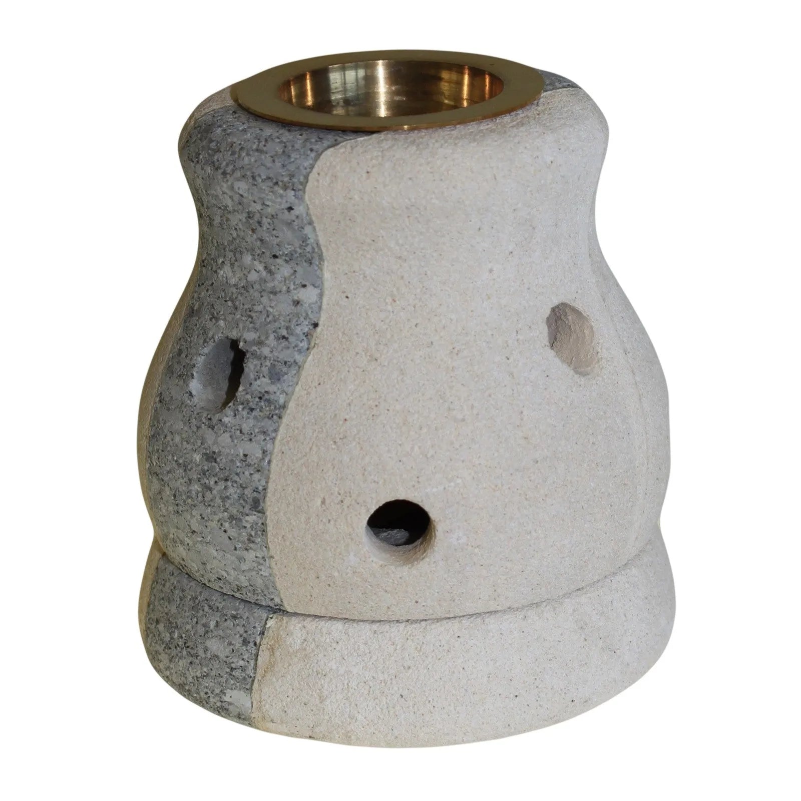 Ancient Wisdom Sandstone Wax Melt & Oil Burner - Hand Carved in Indonesia Home & Garden > Decor > Home Fragrance Accessories > Candle & Oil Warmers > Sandstone Wax Melt & Oil Burners > Hand Carved Oil Burners > indonesian oil burners emmy-jane-boutique.myshopify.com