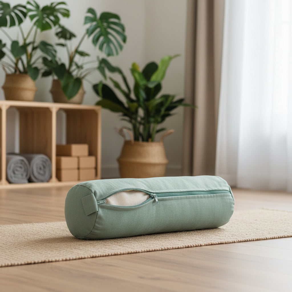 mini yoga bolster pillow