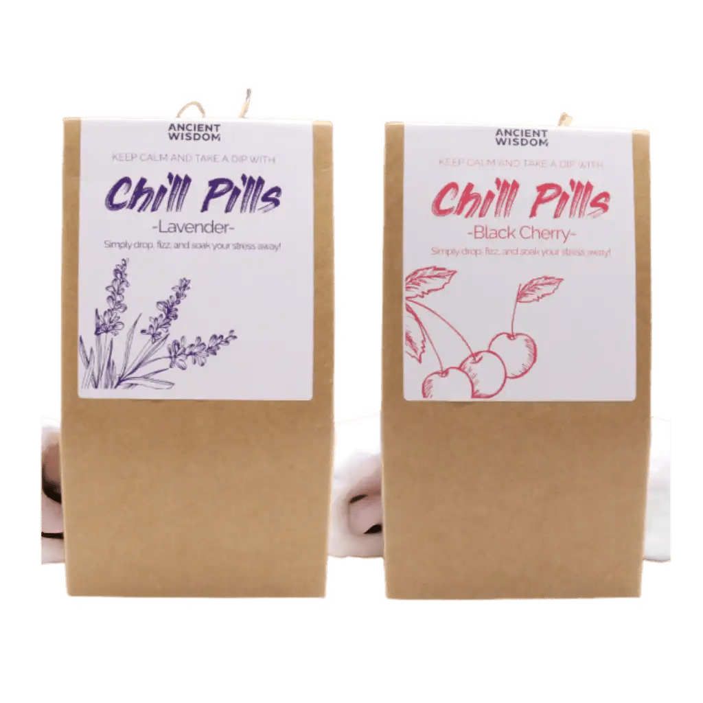 Ancient Wisdom Bath Bomb Gift - Chill Pill Gift Packs - Mini Bath Bomb Gift Set Health & Beauty > Personal Care > Cosmetics > Bath & Body > Bath Additives > Bath Bombs > Mini Bath Bombs with Essential Oils > Aromatherapy Bath Bomb Gift > Chill Pill Bath and Body Gift Set emmy-jane-boutique.myshopify.com