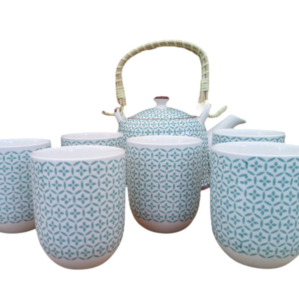 Emmy Jane Boutique Herbal Teapot Set - Choice of 4 Colours - Great House Warming Gift