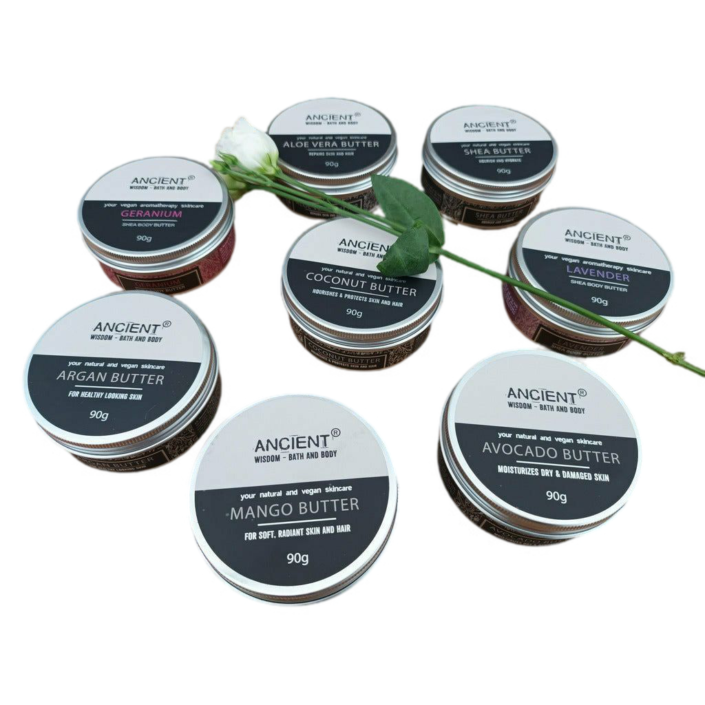 Emmy Jane Boutique Ancient Wisdom - Natural Aromatherapy Shea Body Butter - 90g - Vegan Friendly