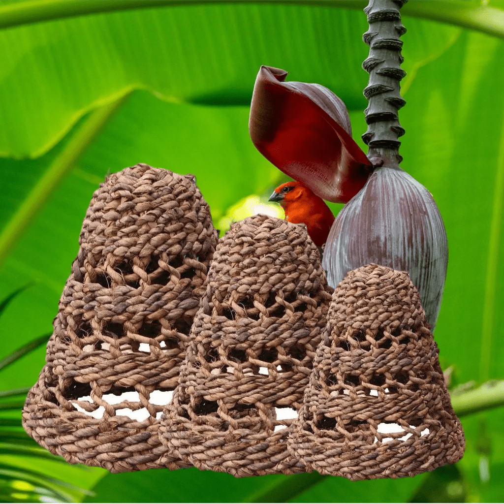 Emmy Jane Natural Lamp Shades Banana Leaf & Hitam Raffia - Handmade & Fairly Traded Home & Garden > Lighting Accessories > Lamp Shades > Natural Lampshades > Banana Leaf & Hitam Raffia Lamp Shades > Handmade Lampshades > Fairly Traded Lampshades emmy-jane-boutique.myshopify.com