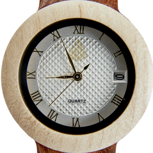 Emmy Jane Boutique The Sustainable Watch Company - The Hazel - Handcrafted Natural Wood Wristwatch