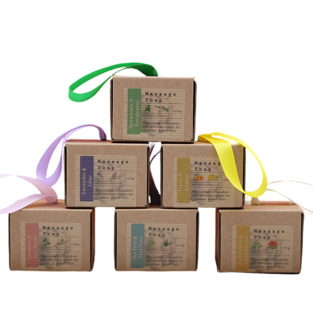 Emmy Jane Boutique Massage Soaps Gift Boxed - Choose from 6 Great Scents & Colours