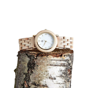 Emmy Jane Boutique The Sustainable Watch Company - The Birch - Natural Wood Watch