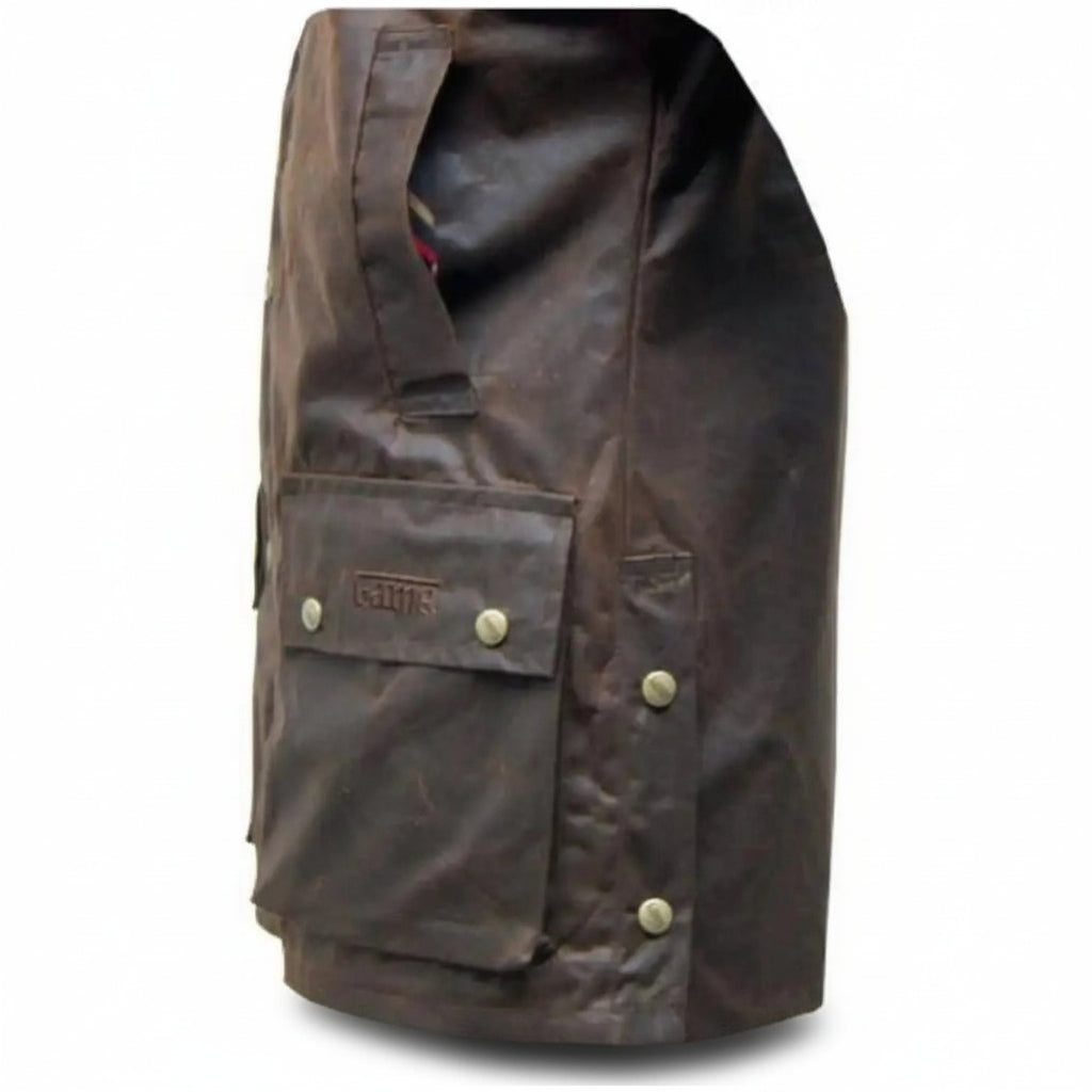 Game Antique Wax Jacket - Game Barker Apparel & Accessories > Clothing > Outerwear > Coats & Jackets > Wax Jacket > Game Jacket > Mens Waxed Cotton Coat emmy-jane-boutique.myshopify.com