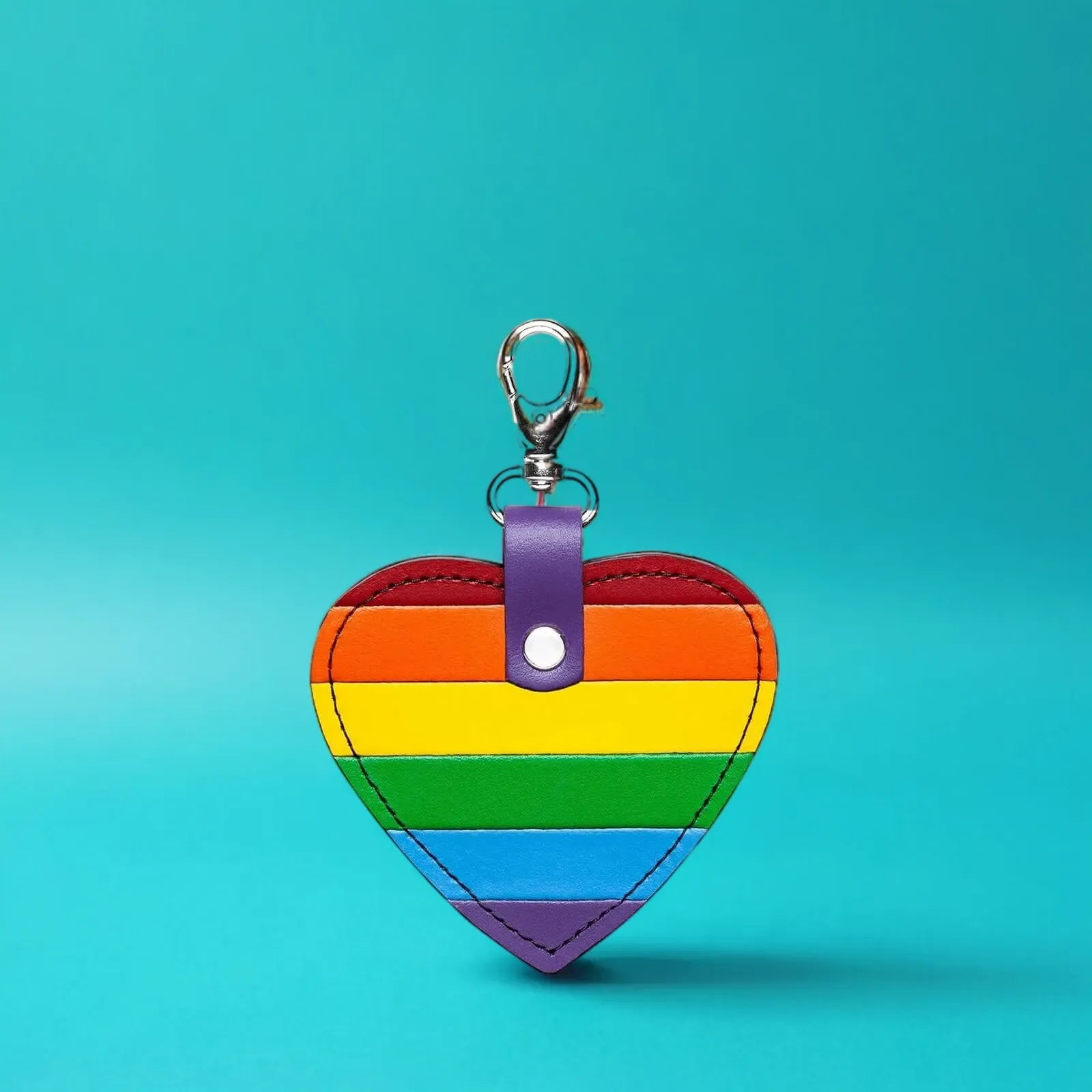 Pride Leather Heart Charm-0