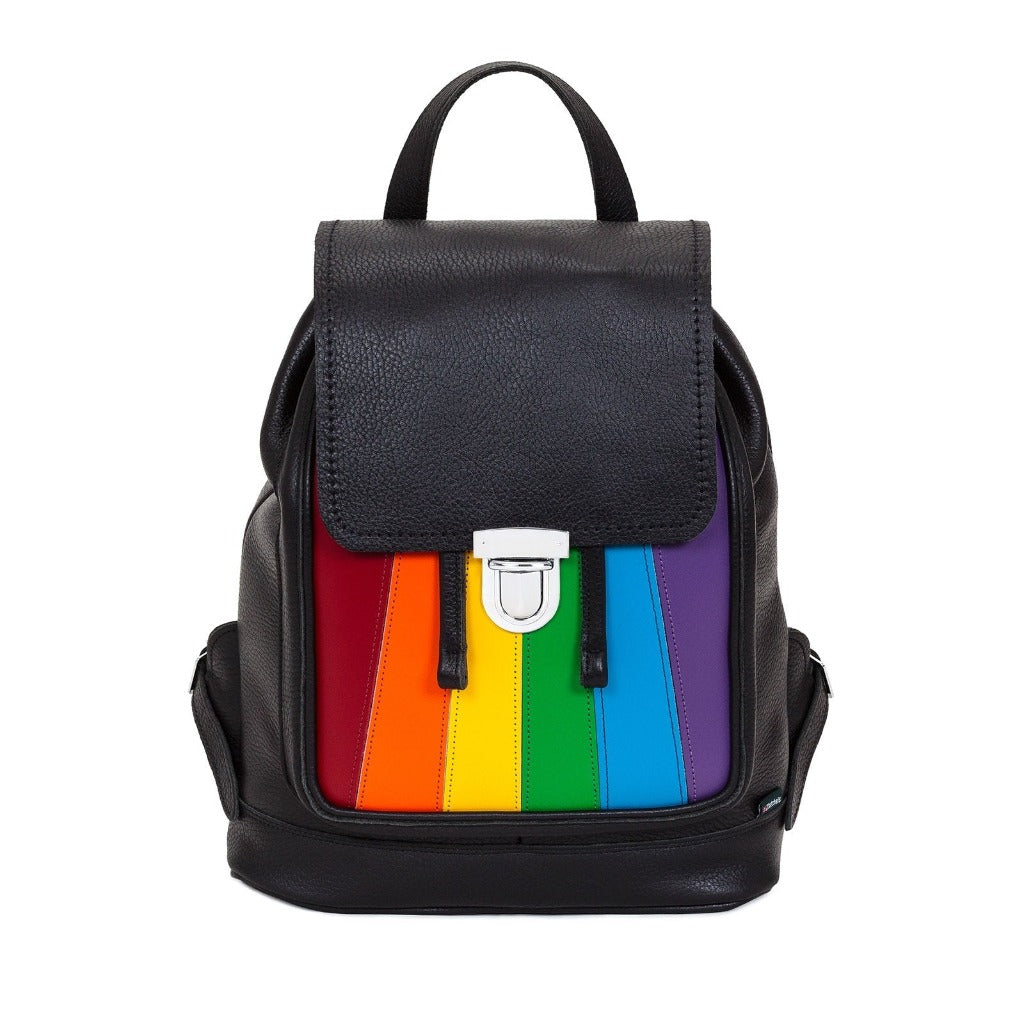 Leather Backpack - Pride Rainbow-0