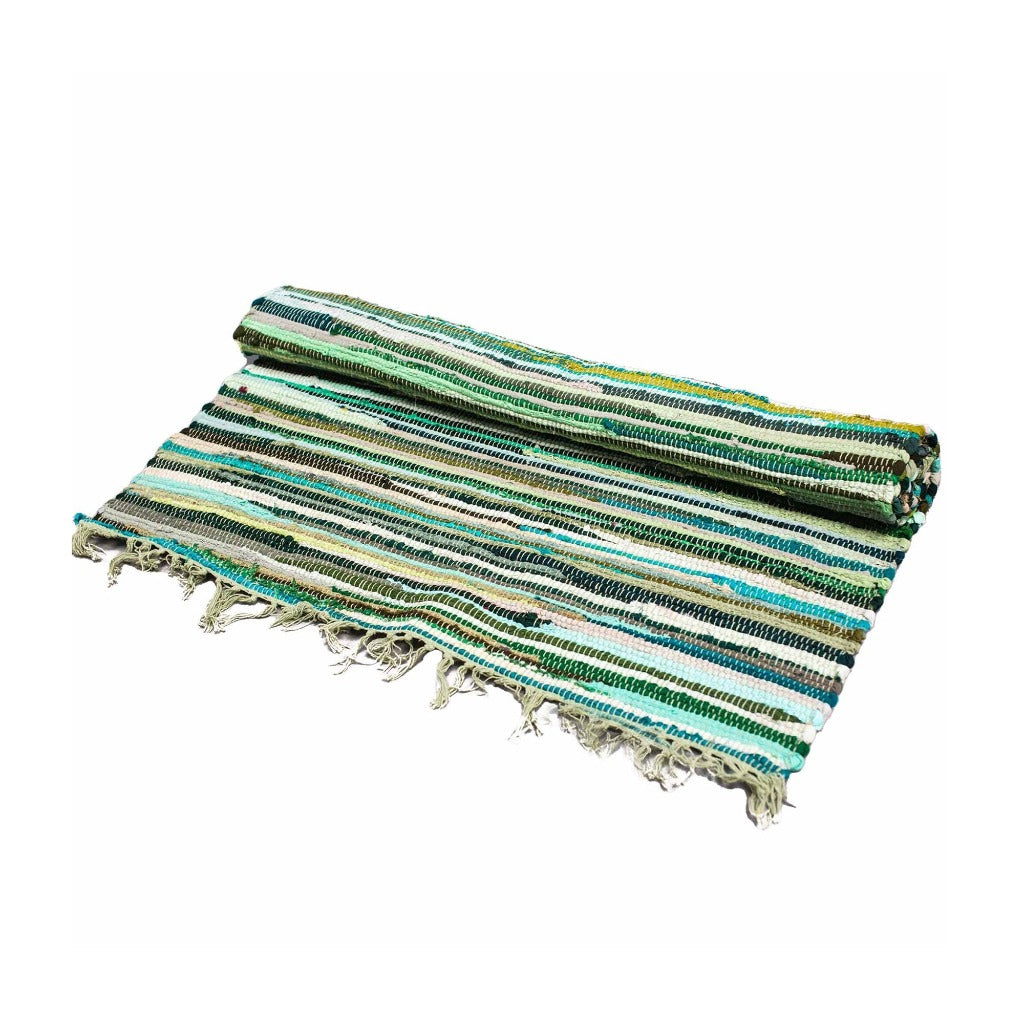 Emmy Jane Boutique - Sustainable Rugs - Luxury Indian Rag Rugs - Eco-Friendly Cotton Rugs. Made using sustainable materials for an eco-friendly touch. Suitable for any room, instantly adding comfort and style to your home. Soft and inviting material, perfect for relaxation and barefoot comfort. Crafted with care to ensure superior quality and durability .