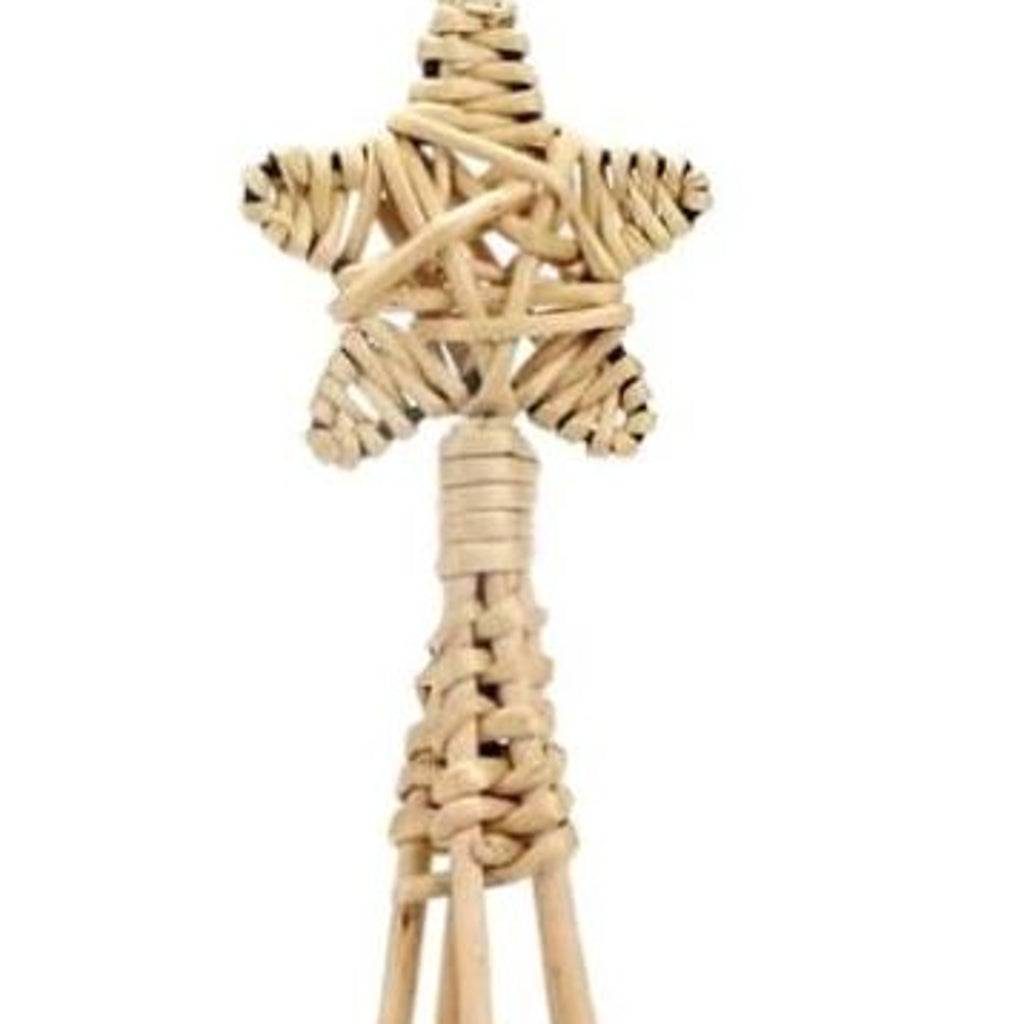 Natural Christmas Decor - Rattan Christmas Tree - Small Xmas Tree Decoration