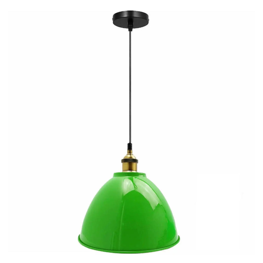 LEDSone UK Ltd Vintage Industrial Metal Hanging Light green Shade Ceiling Pendant Light~4485 Lighting Accessories emmy-jane-boutique.myshopify.com