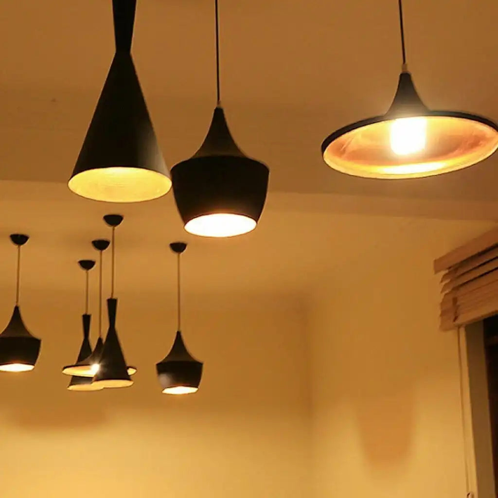 LEDSone Vintage Golden Interior Ceiling Pendant Light Home & Garden > Lighting > Lighting Fixtures > Ceiling Light Fixtures > Black Ceiling Lights > Black and Gold Metal Ceiling Lights > Modern Pendant Lights Black emmy-jane-boutique.myshopify.com