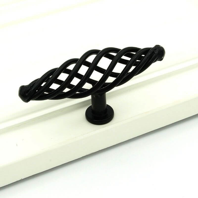 Birdcage Furniture Handles pulls Classic black ~2416-0