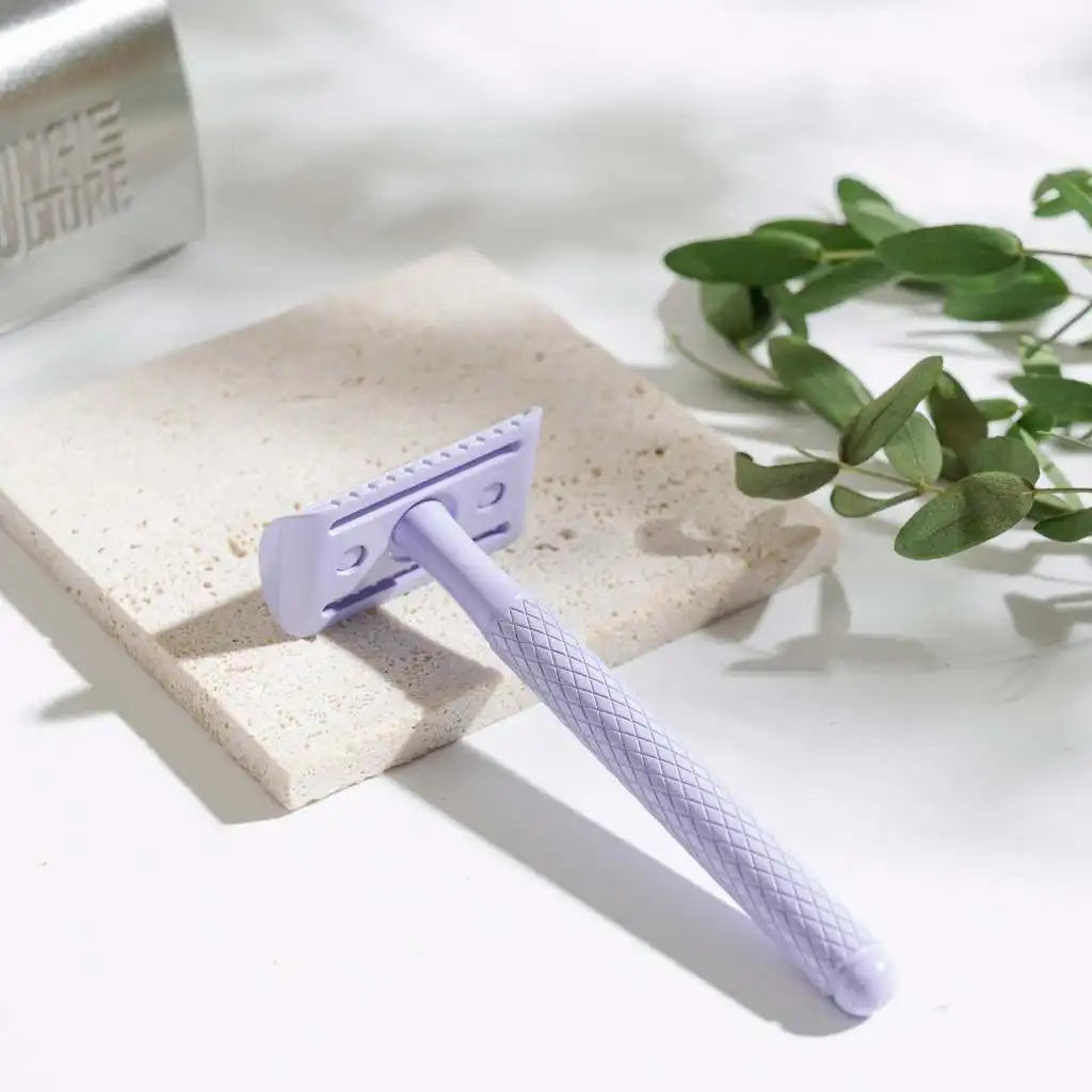 Jungle Culture Eco-Friendly Safety Razors With 10x Razor Blades - Ethical Shaving Health & Beauty > Personal Care > Shaving & Grooming > Razors & Razor Blades > Eco-Friendly Razors > Zero Waste Razors emmy-jane-boutique.myshopify.com