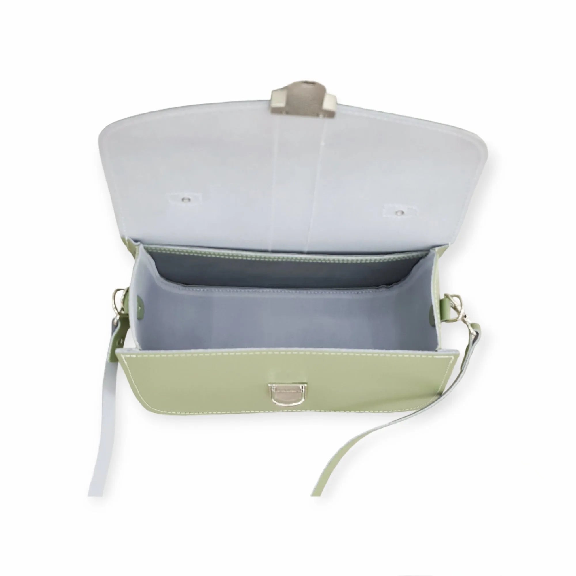 Zatchels Olympia Handmade Leather Bag - Sage Green Cross Body Bag emmy-jane-boutique.myshopify.com