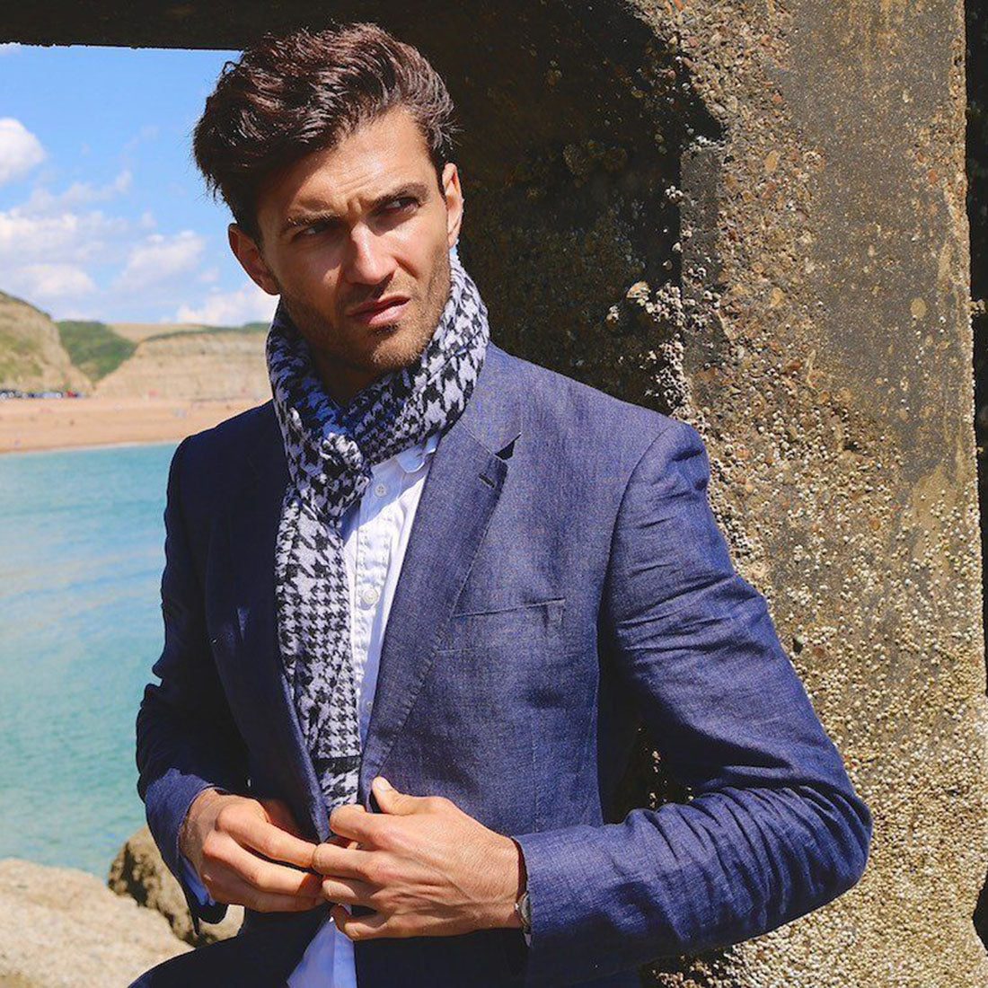 Houndstooth Scarf