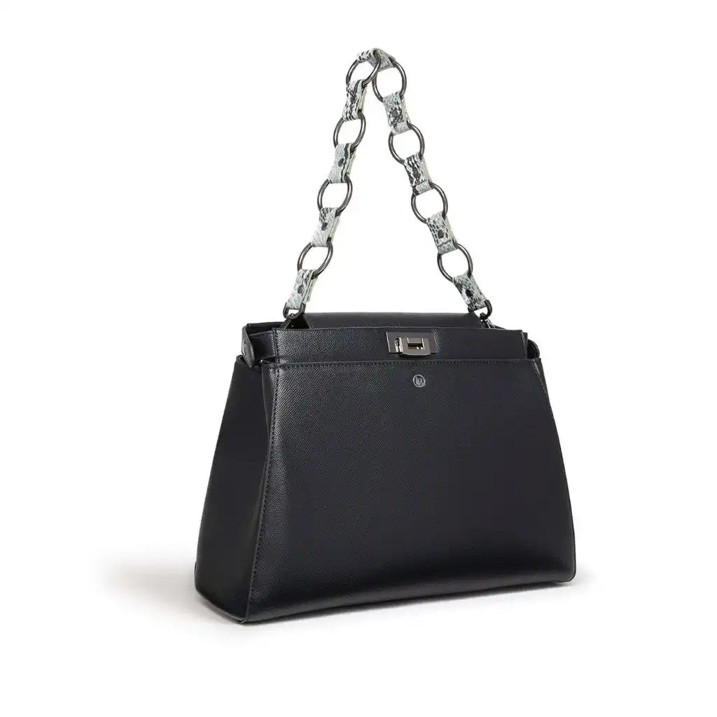 LaBante London Elm Vegan Shoulder Bag in Black Apparel & Accessories > Handbags, Wallets & Cases > Handbags > Handmade Leather Shoulder Bags emmy-jane-boutique.myshopify.com